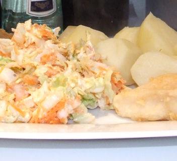 Ryba Ziemniaki Surówka