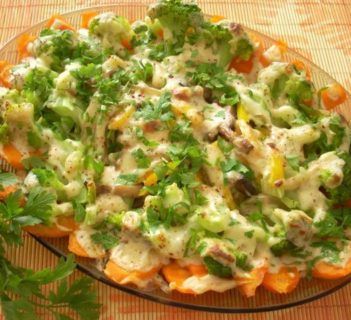 Zapiekany półmisek warzyw