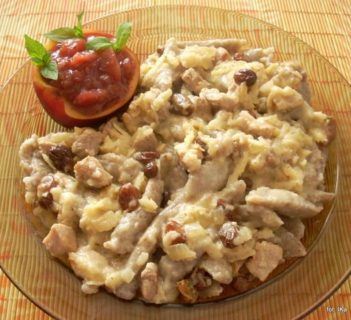 Wieprzowina duszona z selerem