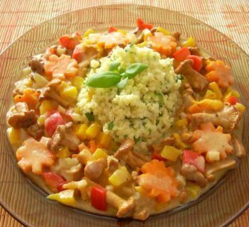 Słoneczna potrawka z jagłami