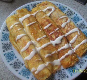 Naleśniki z serem i cynamonem