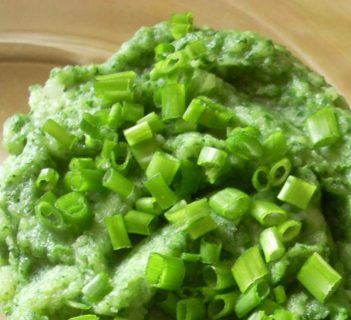 Purre ziemniaczane ze szpinakiem