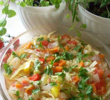 Zupa kapuściana Pyzy