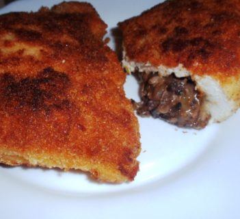 Piersi z kurczaka z pieczarkowym nadzieniem
