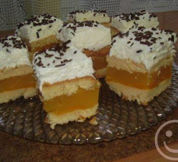 Ciastka tortowe brzoskwiniowe