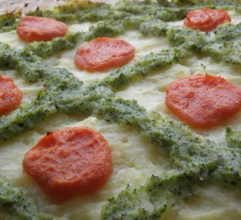 Zapiekanka z musem z łososia