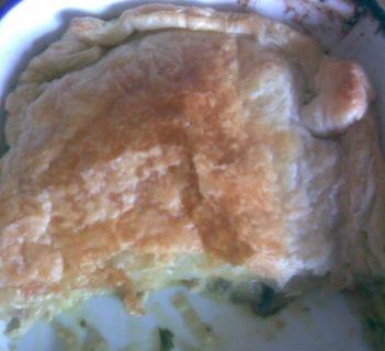 Pieczony kurczak pod francuską kołderką