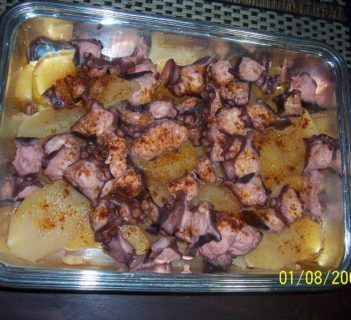 Ośmiornica z ziemniakami