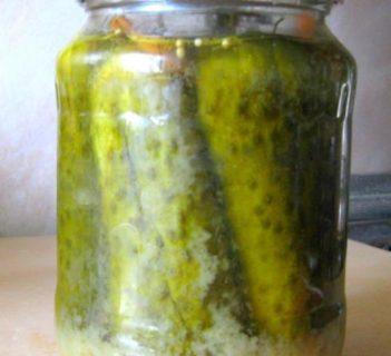 Ogórki korniszony z musztardą