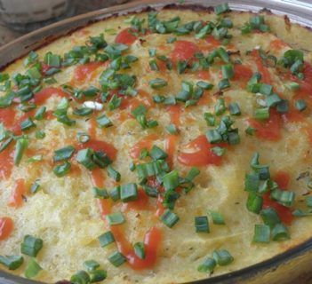 Zapiekanka z puree z kurczakiem