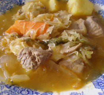 Kapuśniak na baraninie