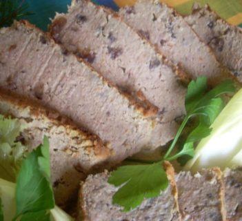 Pasztet drobiowy z żurawiną