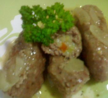 Wałeczki z warzywami