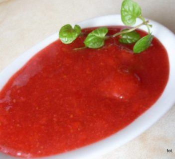 Sos truskawkowy do deserów