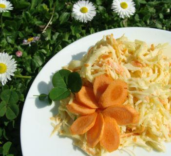 Surówka z białej kapusty