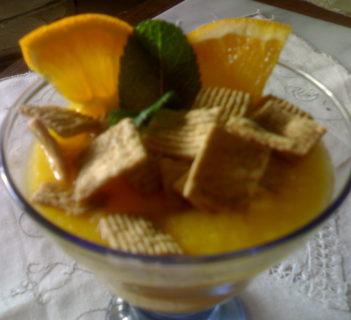 Purre owocowe z płatkami miodowymi