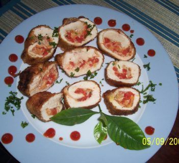 Moje roladki z filetów kurczaka