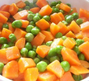 Marchewka z groszkiem