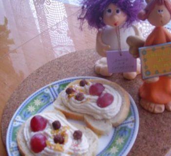 Angielka z serkiem bananowym