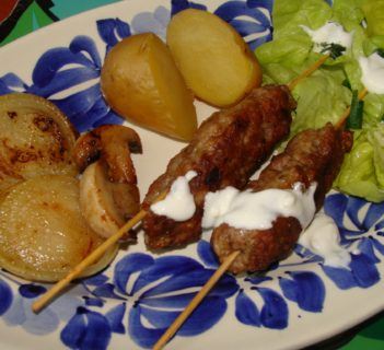 Grillowy zestaw obiadowy