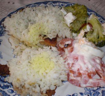 Ryba zapiekana z ryżem