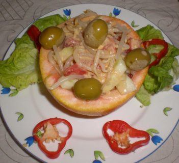 Sałatka z grejpfruta