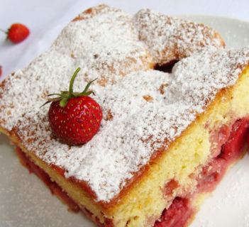 Ciasto lane z owocami