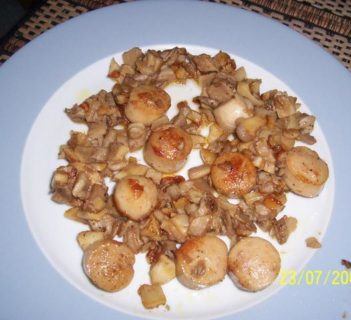 Kanie z czosnkiem i ….