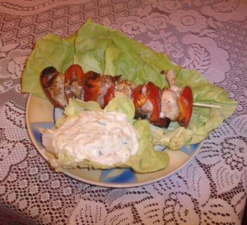 Szaszłyki z papryką