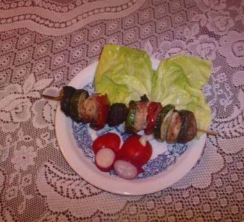 Szaszłyki ze schabem