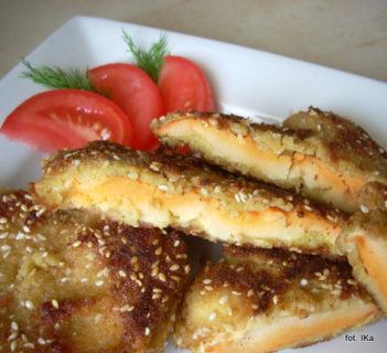 Sznycle z żółciaka siarkowego