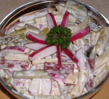 Sałatka z fasolką szparagową