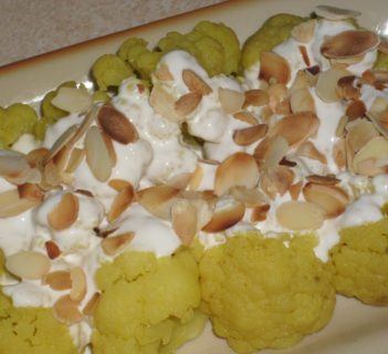 Kalafior na żółto