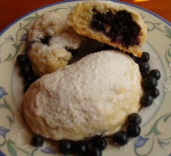 Kruche maleństwa z jagodami