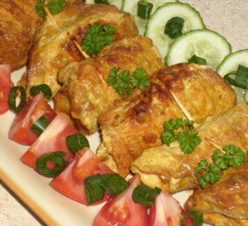 Pierś kurczaka marynowana w sosie sojowym