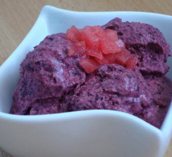 Semifreddo jagodowo – truskawkowe