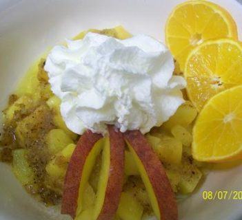 Brzoskwinie z patelni