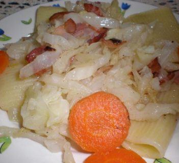 Makaron z kapustą
