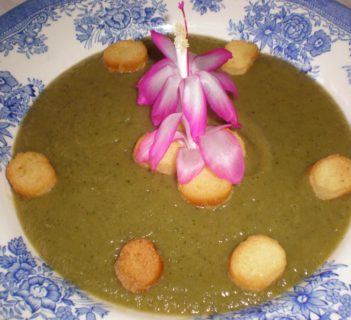 Zupa z pora i kabaczka