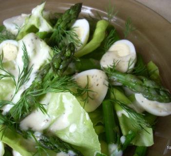 Sałata ze szparagami