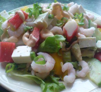 Krewetkowo – krabowy koktajl