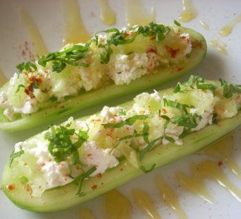 Przekąska z ogórka świeżego