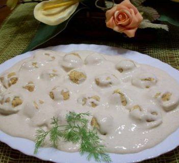 Jajka z rybą w majonezie