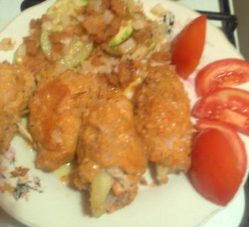 Zapiekane roladki z warzywami