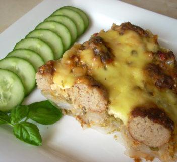 Zapiekanka z klopsikami