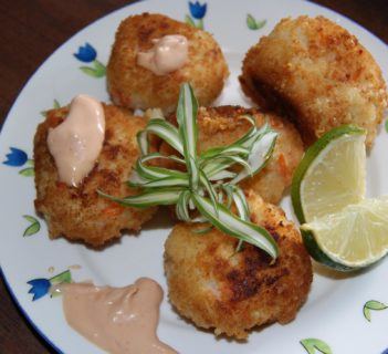 Kulki ryżowe o smaku krabowo – rybnym