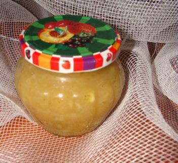 Mocno bananowy dżem z papierówek