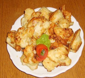 Kalafior w cieście naleśnikowym