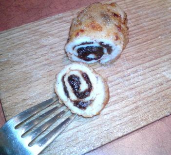 Schabowe roladki ze śliwką