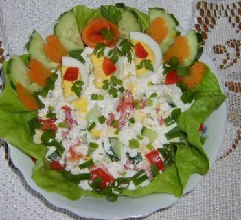 Sałatka twarożkowa